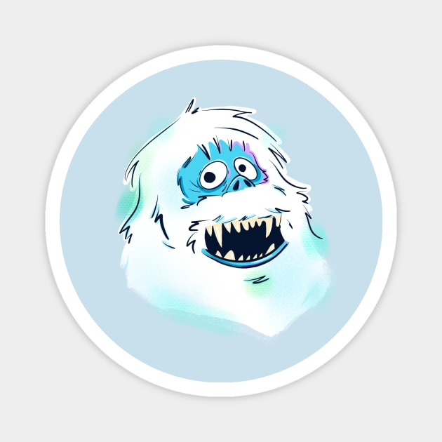 The Abominable Snowmonster Magnet by ChrisPaulFarias